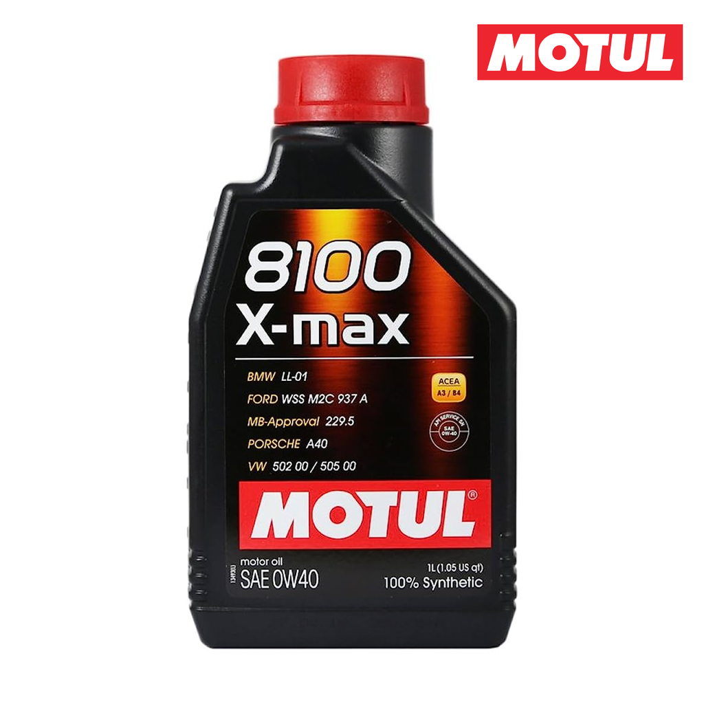 Motul 8100 0w40 X-Max Oil Engine