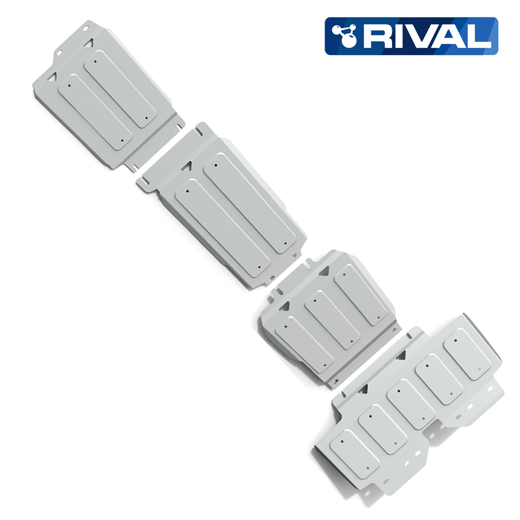 Rival Skid Plate Aluminum 6mm Nissan Y62 (4Pieces)