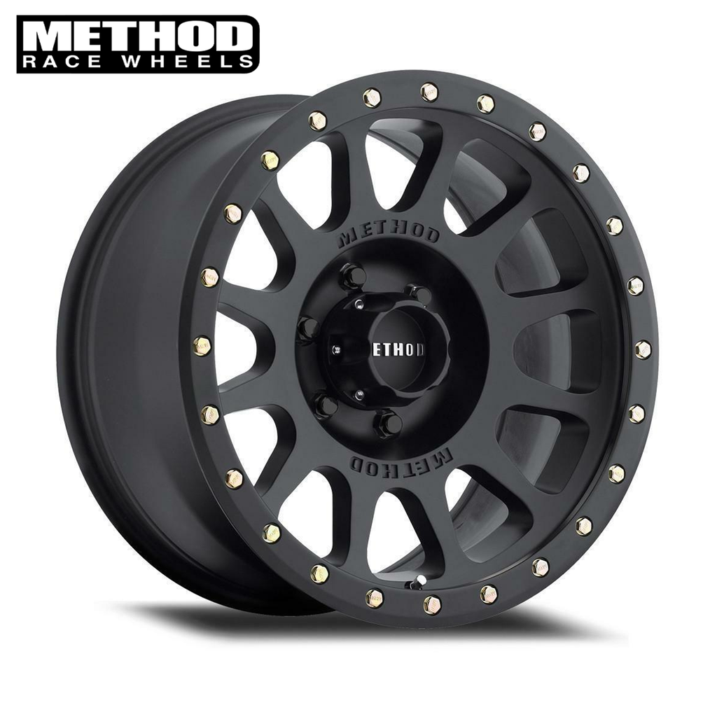 Method MR305 NV,  16x8, 0mm Offset, 6x5.5, 108mm Centerbore, Matte Black Gmc,Y61,Fj