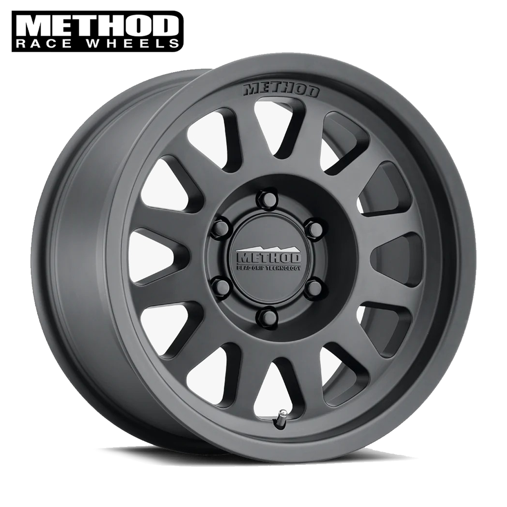 Method MR704, 17x8.5, 0mm Offset, 6x5.5, 106.25mm Centerbore, Matte Black Gmc,Y61,Fj