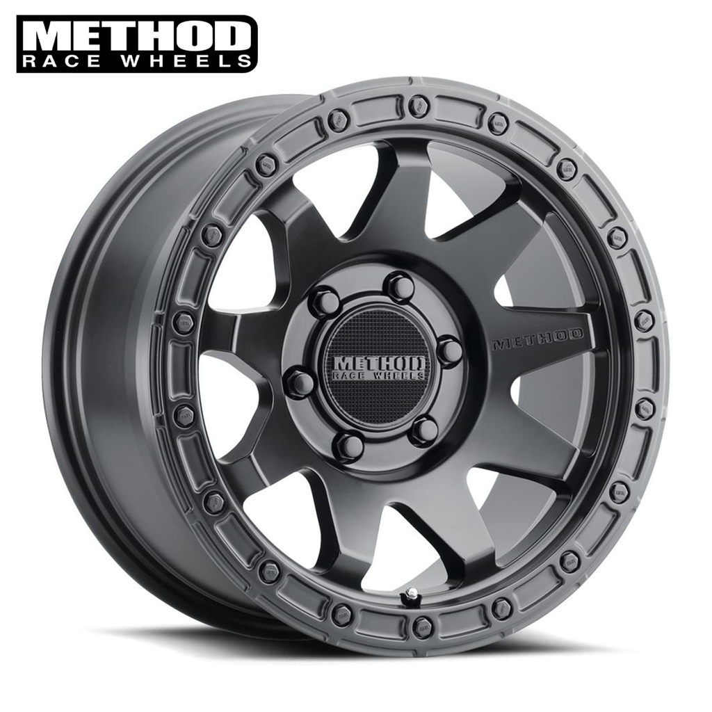 Method MR317, 17x8.5, 0mm Offset, 6x135, 87mm Centerbore, Matte Black F-150