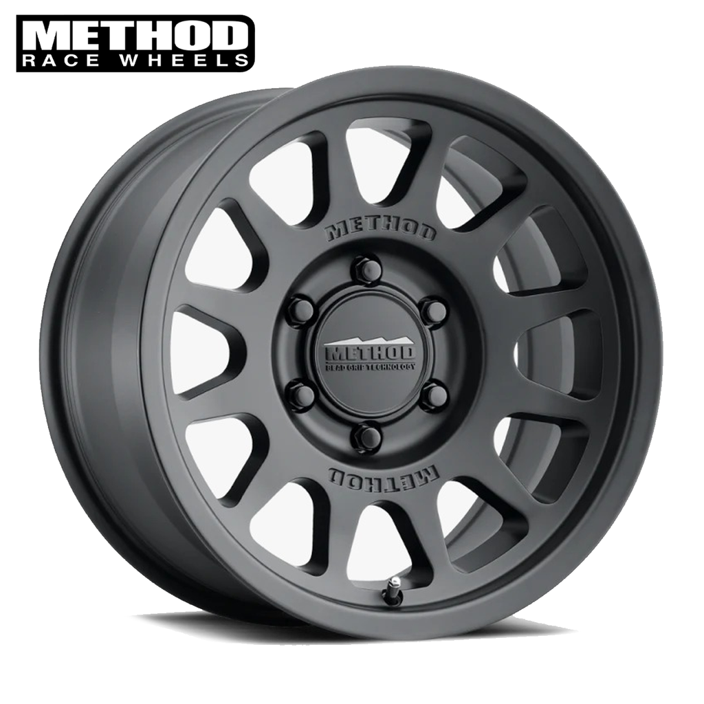 Method MR703,  17x8.5, +35mm Offset, 6x5.5, 106.25mm LC300 Matte Black