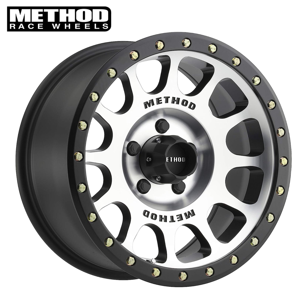 Method MR305 NV, 17x8.5, 25mm Offset, 6x5.5, LC300 MACHINED BLack Street