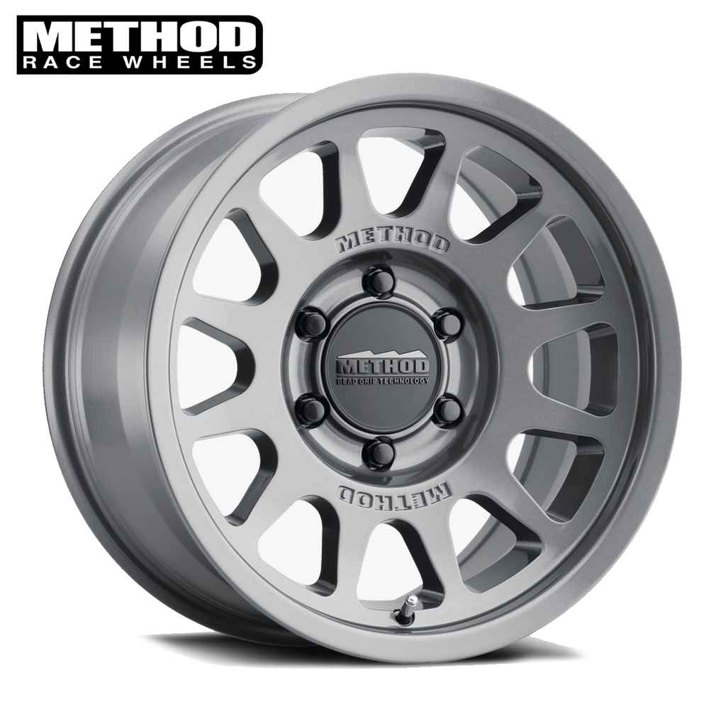 Method MR703, 17x8.5, 35mm Offset, 6x5.5, 106.25mm LC300, Titanium