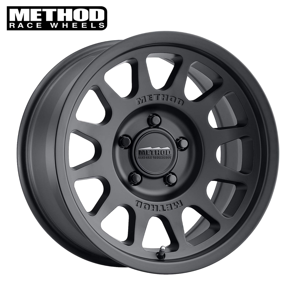 Method MR703, 17x8.5, +35mm Offset, 5x150, 110.5mm Centerbore,  Matte Black Lc79,Lc200,Tundra