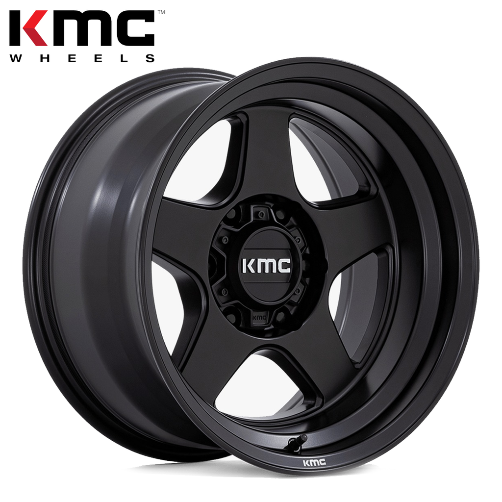 KMC WHEELS lobo matte black 17" (8.5/6x139.7/18)