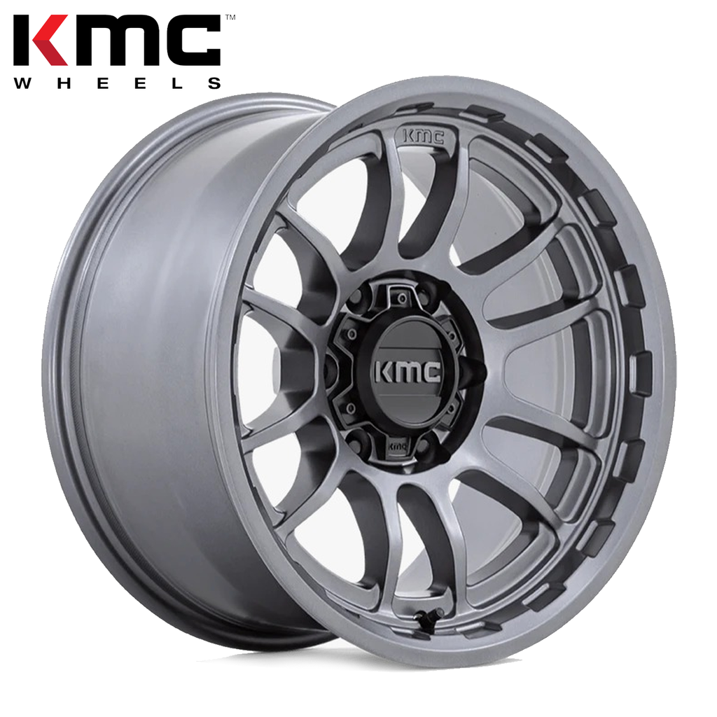 KMC WRATH WHEELS MATTE ANTHRACITE 17" (8.5/6x139.7/0) Gmc,Fj