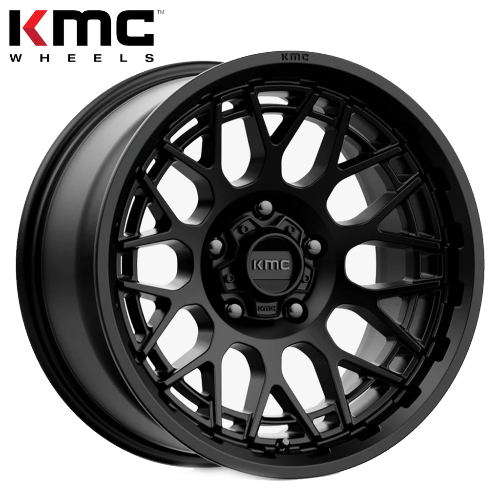 KMC WHEELS TECHNIC SATIN BLACK 17" (8.5/6X139.7/18) LC300