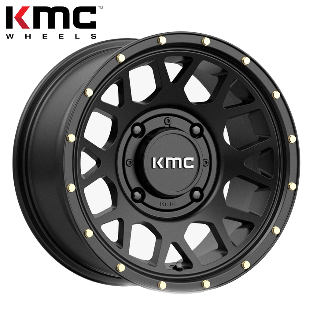 KMC WHEELS GRENADE OFF-ROAD  MATTE BLACK 17" (8.5/6X139.7/0) Gmc,Fj