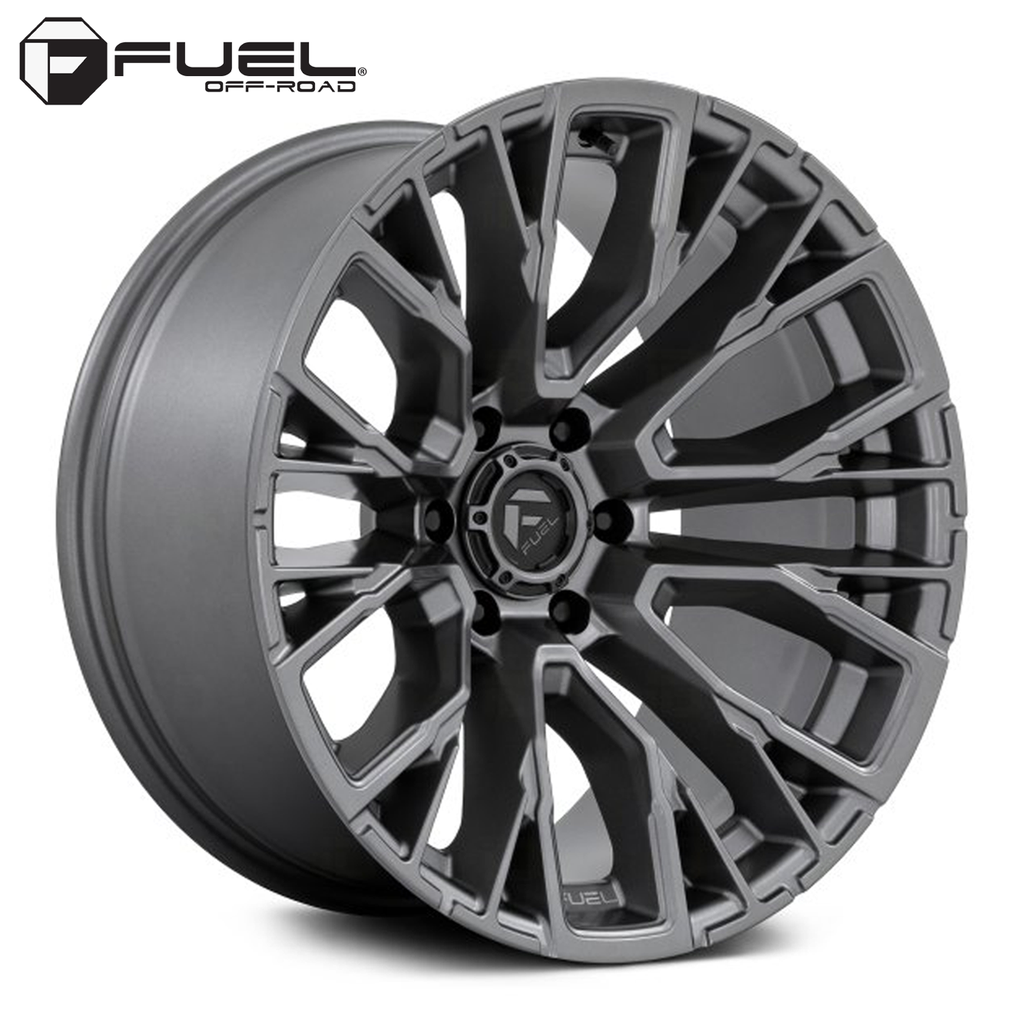 FUEL WHEELS REBAR6 MATTE GUNMETAL 17" (9/6X135/1) F-150