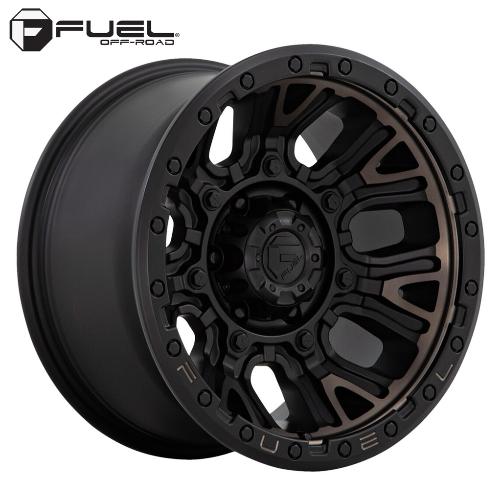 FUEL WHEELS TRACTION BLACK W/ DARK TINT 17" (9/6X139.7/1) Dodge,Gmc,Fj