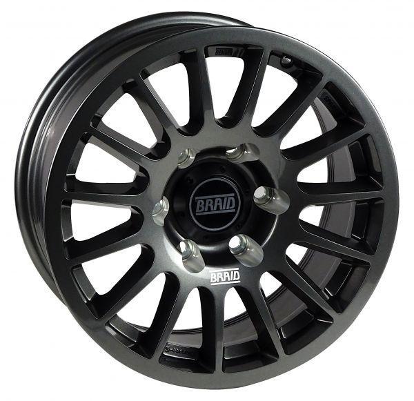 BRAID WINRACE S 8"X17"  NISSAN Y61 ANTHRACITE SHINY 6X139.7X110.1 E.T. 00