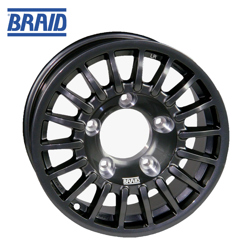 BRAID WINRACE T 7.5"X17" TOYOTA LC200 ANTHRACITE SHINY 5X150X110.1 E.T. 25