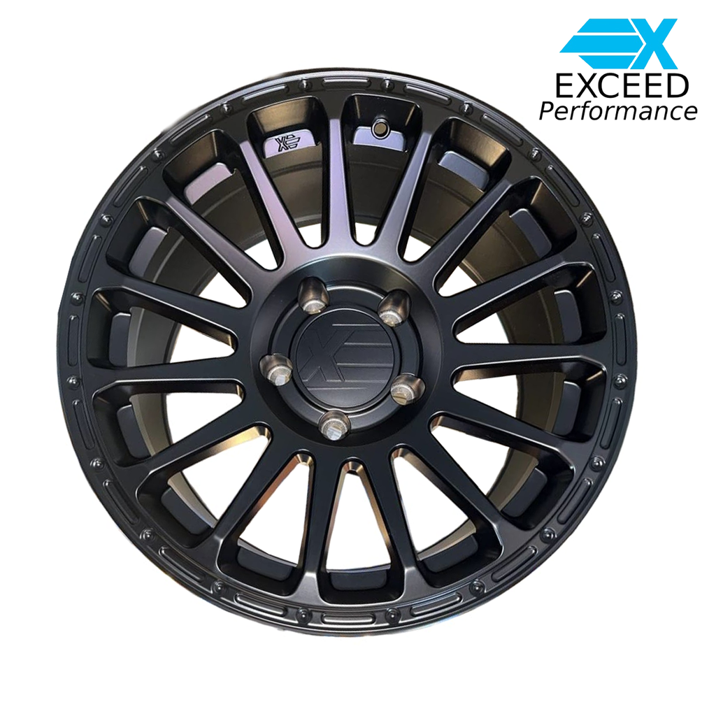 Exceed Wheels Size17*8.5, JK/JL/JT H/PCD 5*127, PCD Drill 14.5*29, ET 0, CB 71.5, Matt Black