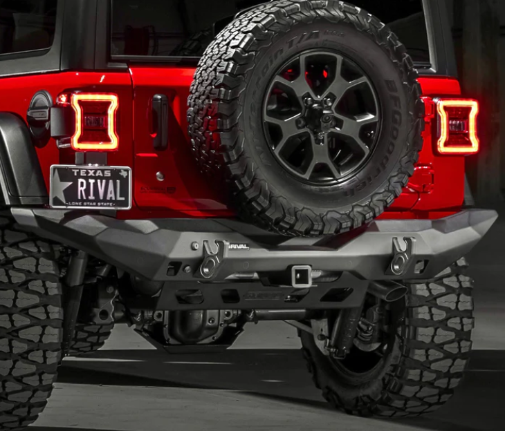 Rival Jeep Wrangler JL Rear Aluminum bumper