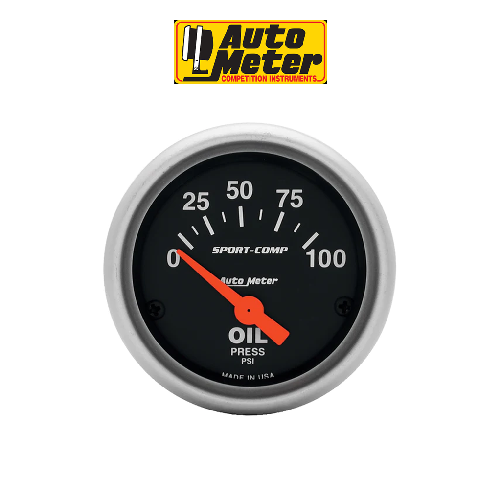 Autometer Oil Pressure Gauge 0-100PSI