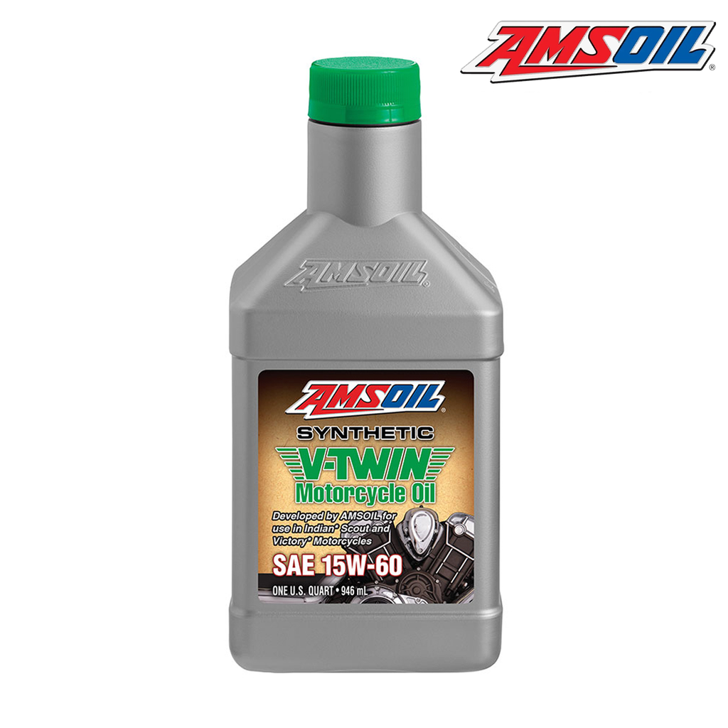 AMSOIL 15W-60 100% SYNTHETIC V-TWIN MOTORCYCLE OIL