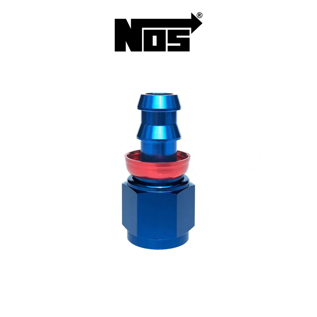 NOS Fitting -6an Straight Push-On Hose End