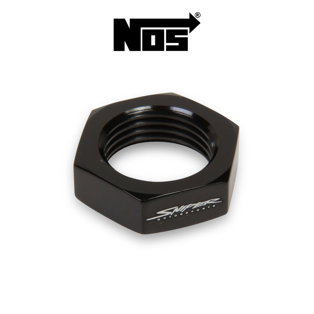 NOS Black -8AN Bulkhead Nut