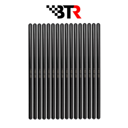 [PR7400312-16] BTR Chromoly One-Piece Pushrods; 7.400" Long, 5/16" Diameter, .080" Wall, Set of 16