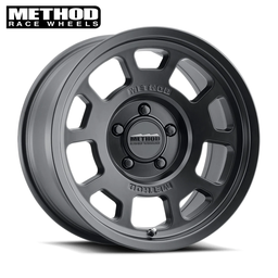 [MR70578550500] Method MR705,Jeep Wrangler/Gladiator 17x8.5, 0 Offset, 5x5 Matte Black