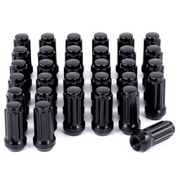 [ZR745] Black Bolt Method Style Long 19 24pcs (set)