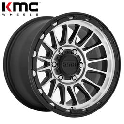 [KM54278588500] KMC WHEELS IMPACT SATIN BLACK MACHINE 17"(8.5/8X180/0) Gmc-HD