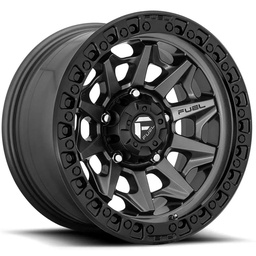 [D71617858952] FUEL WHEELS COVERT MATTE BLACK W/GREY TINT 17" (8.5/6X135/14) F-150