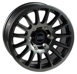 [WRS-GR-Y61] BRAID WINRACE S 8"X17"  NISSAN Y61 ANTHRACITE SHINY 6X139.7X110.1 E.T. 00