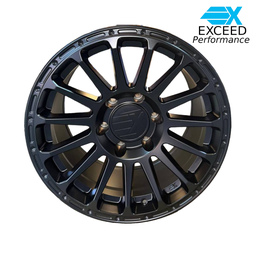 [A_BLACK] Exceed Wheels Size17*8.5, H/PCD 6*139.7, PCD Drill 14.5*29, ET 0, CB 106.25, GMC Matt Black