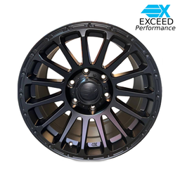 [A-GLOSSY-BLACK] Exceed Wheels Size17*8.5, H/PCD 6*139.7, PCD Drill 14.5*29, ET 0, CB 106.25, GMC Glossy BLACK