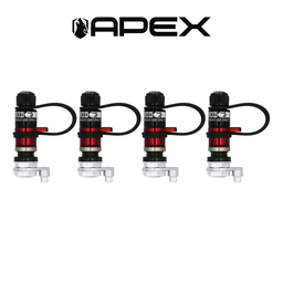 [X02-02-001-REV1] Apex Rapid Precision tire valve set of 4 Small (Set)