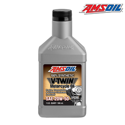 [MCVQT] AMSOIL 20W-50 100% SYNTHETIC V-TWIN MOTORCYCLE OIL