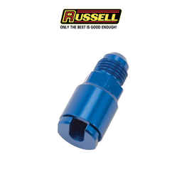 [641300] Russell  Quick-Connect  Adapter Fitting Threaded Cap Screw-On Style -6AN to 1/4inch