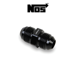 [24008083] NOS Fitting Black -8AN Male to -8AN Female Gage Adapter