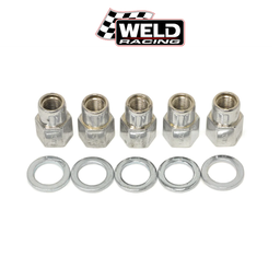 [601-1452] Weld Racing Lug Nuts 12mm x 1.50 RH, Open End